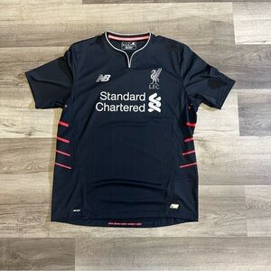 LIVERPOOL 2016 2017 Away Football Shirt Soccer Jersey New Balance Size L